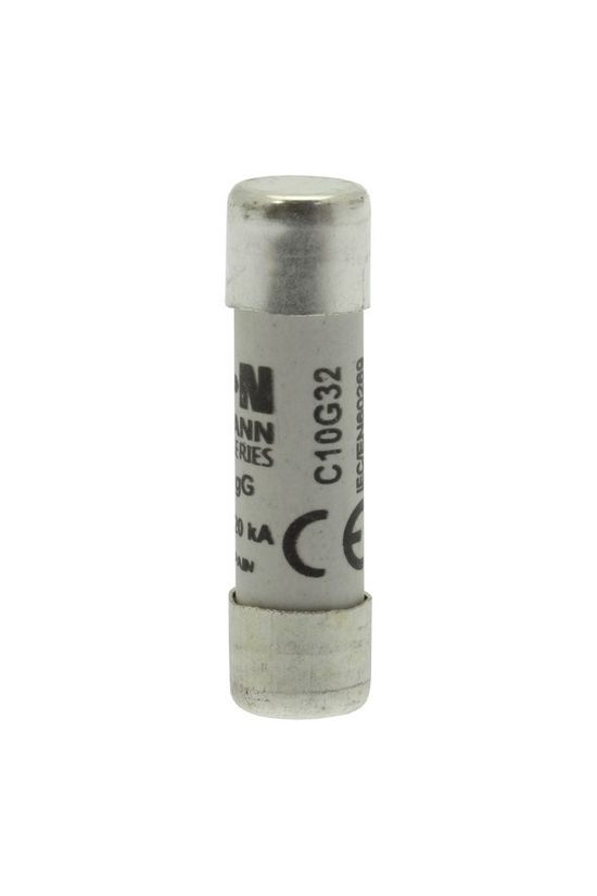 Hengeres biztosítóbetét gG gL/gG 10x38mm 32A 400V AC Bussmann EATON - C10G32