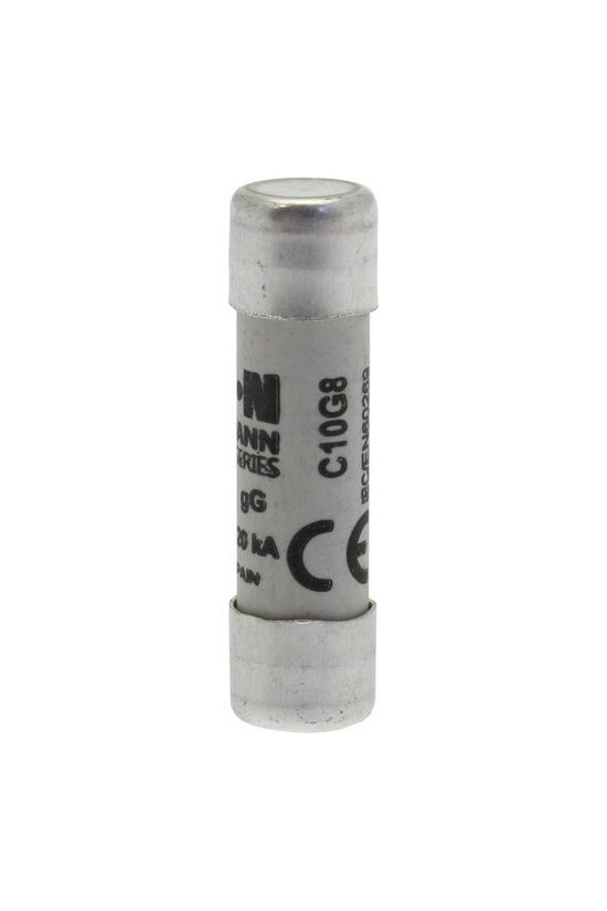 Hengeres biztosítóbetét gG gL/gG 10x38mm 8A 500V AC Bussmann EATON - C10G8
