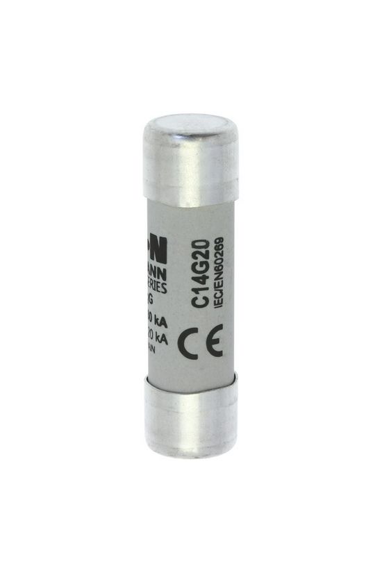 Hengeres biztosítóbetét gG gL/gG 14x51mm 20A 690V AC Bussmann EATON - C14G20