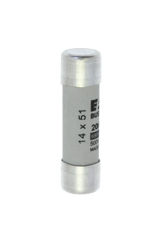 Hengeres biztosítóbetét gG gL/gG 14x51mm 20A 690V AC Bussmann EATON - C14G20