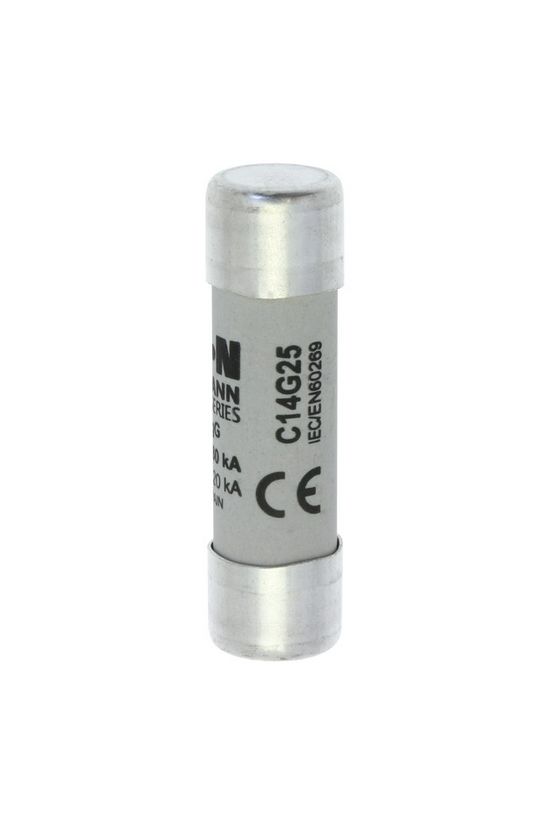 Hengeres biztosítóbetét gG gL/gG 14x51mm 25A 690V AC Bussmann EATON - C14G25