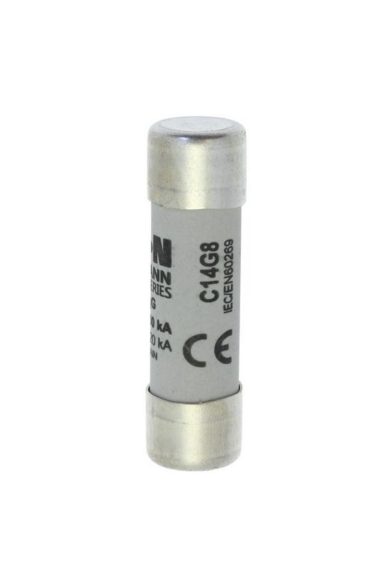 Hengeres biztosítóbetét gG gL/gG 14x51mm 8A 690V AC Bussmann EATON - C14G8