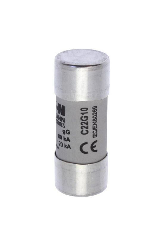 Hengeres biztosítóbetét gG gL/gG 22x58mm 10A 690V AC Bussmann EATON - C22G10
