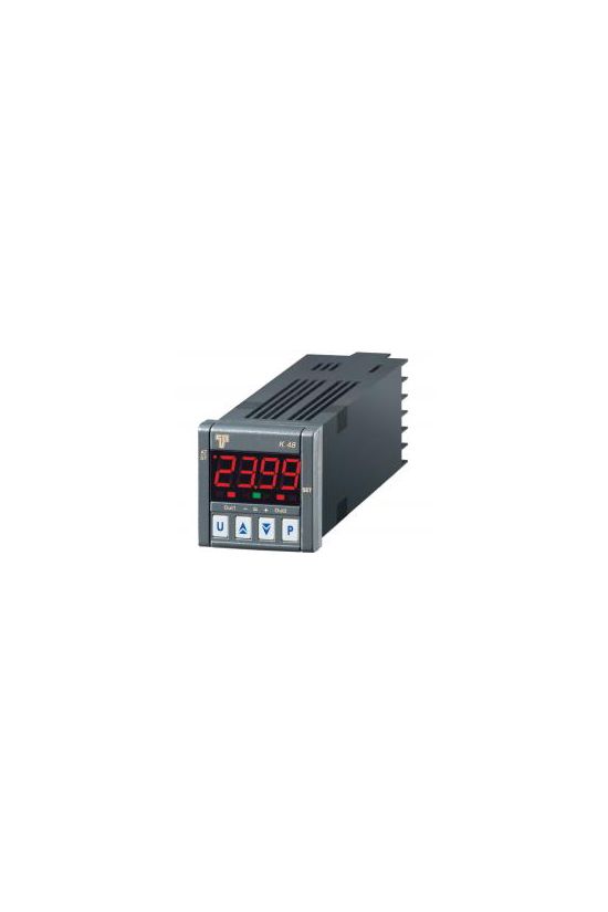 Hőfokszabályozó előlapba 1TC/Pt100-mV/2RO 48x48mm LCD AC/DC 2csat. 8A 24V 50-60Hz IP65 K48 ASCON - K48LCRR