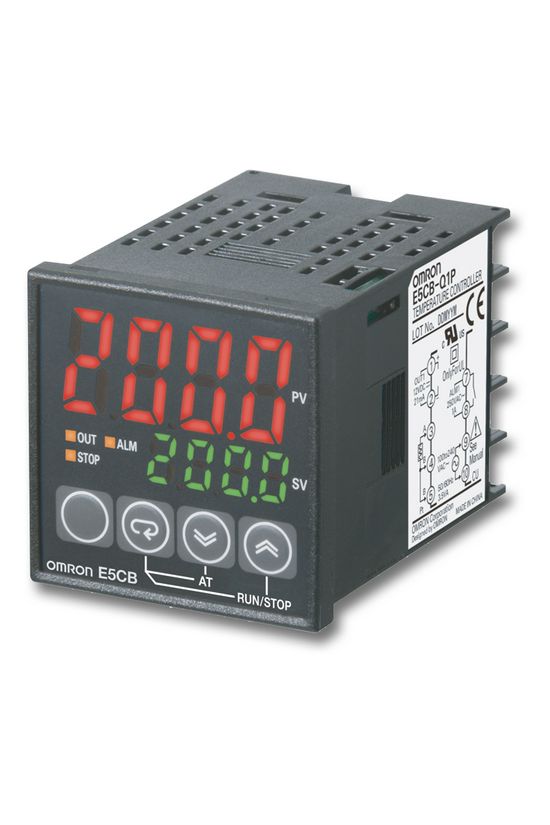 Hőmérsékletszabályozó előlapba On/Off/PID Pt100/1SSR 48x48mm E5CB-Q1P AC100-240AC OMRON - 352128