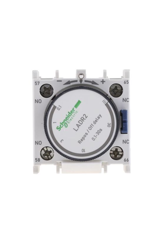 Időzítőblokk LC1D/F-hez elengedéskésleltetésű 0.1-30s 1z 1ny TeSys LAD-R Schneider - LADR2