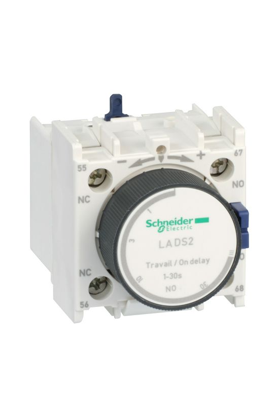 Időzítőblokk LC1D/F-hez meghúzáskésleltetésű 1-30s 1z 1ny TeSys LAD-S Schneider - LADS2