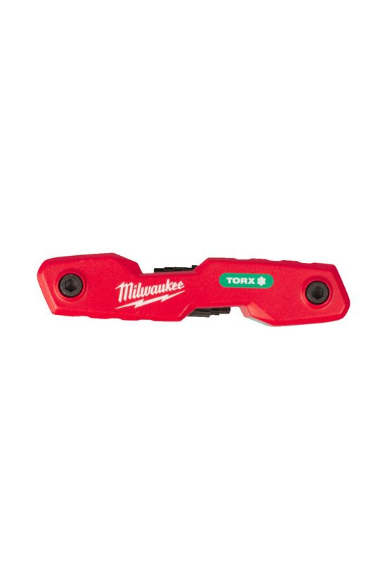 Imbuszkulcs készlet Torx T9-T40 kihajtható 9-40mm 8db-os kihajtható tartó piros Milwaukee - 4932480979