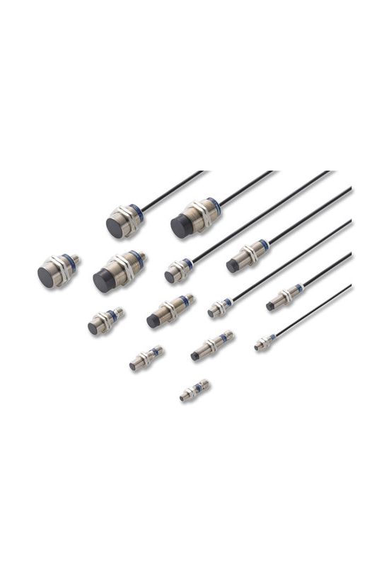 Induktív közelítésérzékelő síkbaálló 10mm-hatótáv menetes henger fém PNP záró 12-24V DC Panasonic - GX-M30A-P