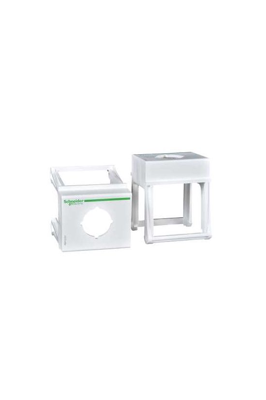 Installációs adapter 3TE maszkos beépítéshez kalapsínre nyomógomb szerelőlap Acti9 A Schneider - A9A15151