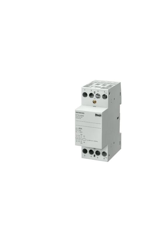 Installációs kontaktor sorolható 25A 440V AC 3-z 1-ny 230V AC-műk 2mod 5TT SIEMENS - 5TT5831-0