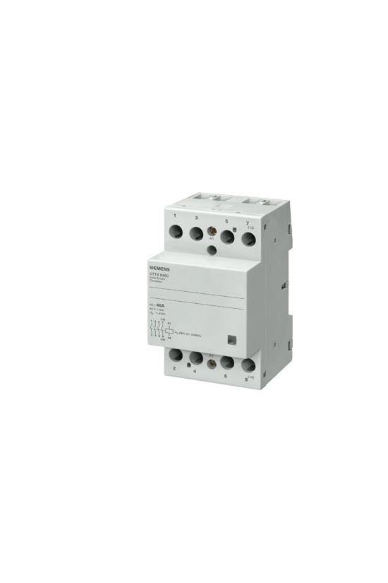 Installációs kontaktor sorolható 40A 440V AC 4-z 230V AC-műk 3mod 5TT SIEMENS - 5TT5840-0