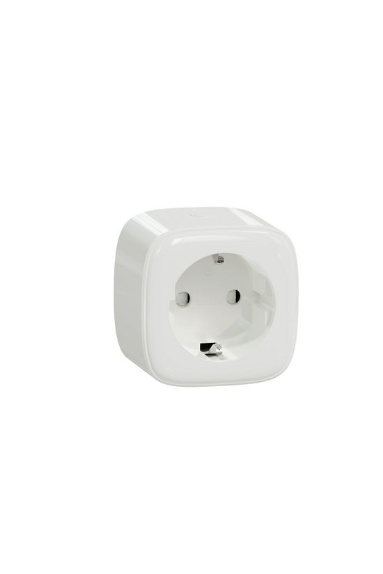 Intelligens dugaljadapter ZigBee WiFi 2P+F 16A 230V 3680W dugalj Sedna Wiser Schneider - CCT711119