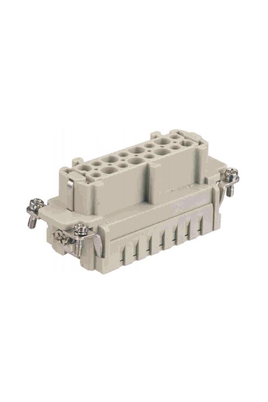 Ipari csatlakozó betét anya hüvely-érintkező 16A 500V Han 16 ES-F HARTING - 09330162716