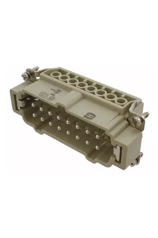 Ipari csatlakozó betét apa 32P 16A 500V csavaros csapos termoplaszt-betét Han 16E-sti-s HARTING - 09330162611