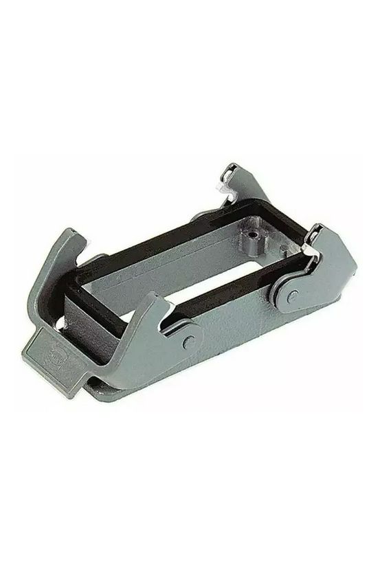 Ipari csatlakozó ház kivágásra ráépíthető négyszögletes alumínium IP65 Han 10 B-agg-QB HARTING - 09300100301