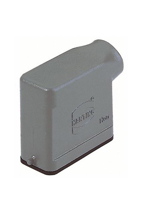 Ipari csatlakozó ház lengő dugó négyszögletes alumínium IP65 Han 10A-gs-16 HARTING - 09200101541
