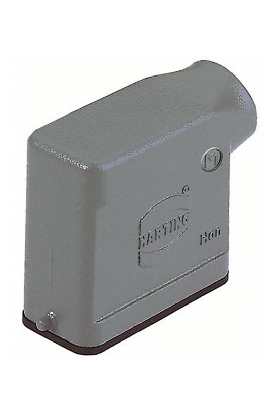 Ipari csatlakozó ház lengő dugó négyszögletes alumínium IP65 Han 10A-gs-M20 HARTING - 19200101540