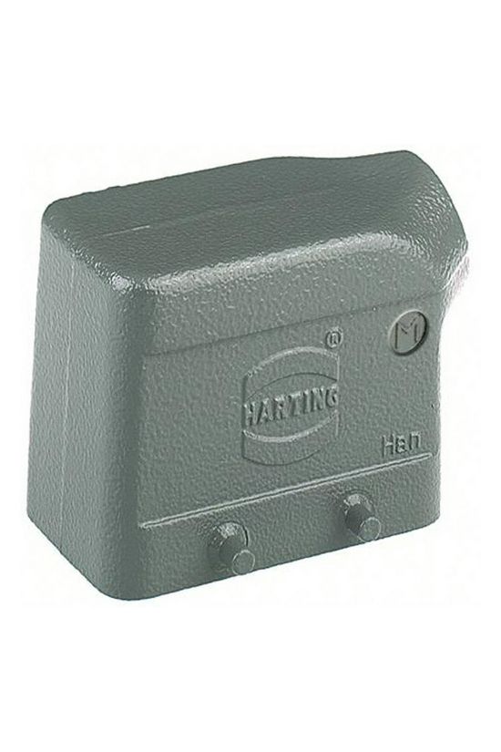 Ipari csatlakozó ház lengő dugó négyszögletes alumínium IP65 Han 10B-gs-M25 HARTING - 19300101521