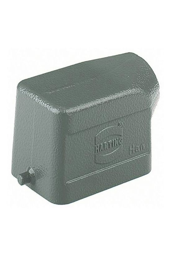 Ipari csatlakozó ház lengő dugó négyszögletes alumínium IP65 Han 6B-gs-13,5 HARTING - 09300061540