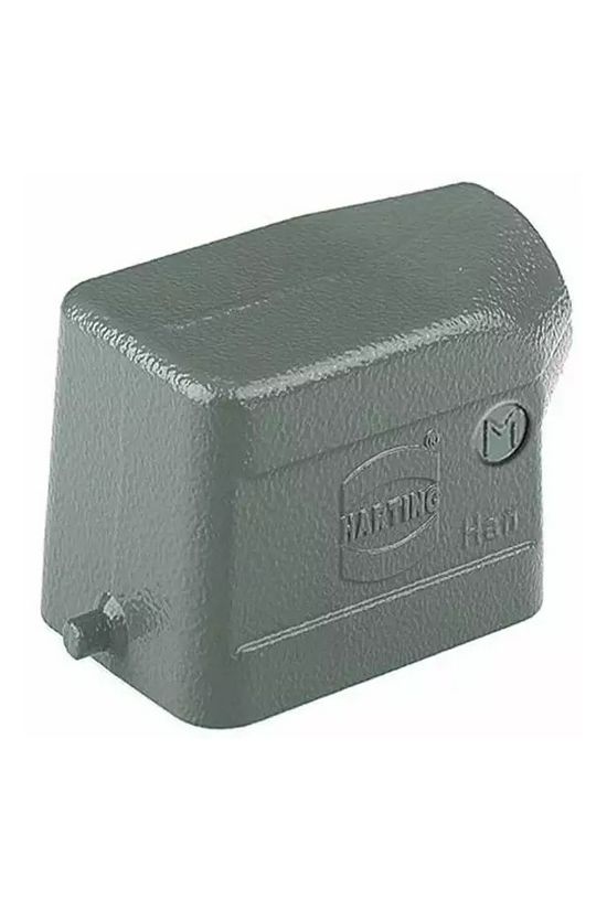 Ipari csatlakozó ház lengő dugó négyszögletes alumínium IP65 Han 6B-gs-M20 HARTING - 19300061540