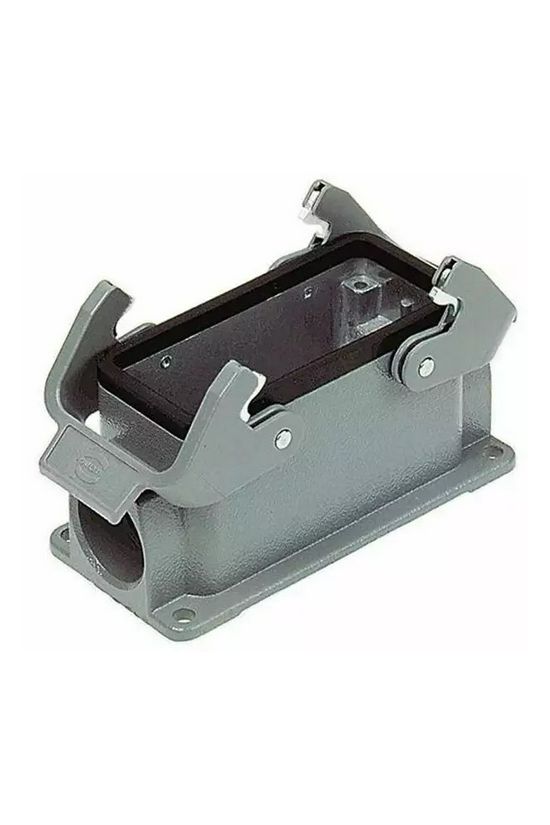 Ipari csatlakozó ház zárt ajlzat négyszögletes alumínium IP65 Han 10B-asg1-QB-M25 HARTING - 19300101231