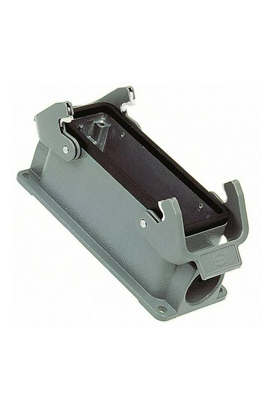 Ipari csatlakozó ház zárt ajlzat négyszögletes alumínium IP65 Han 24B-asg1-QB-21 HARTING - 09300241230