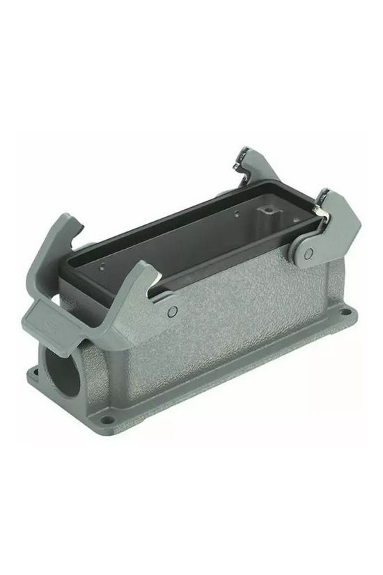 Ipari csatlakozó ház zárt ajlzat négyszögletes alumínium IP65 Han 24B-asg1-QB-M25 HARTING - 19300241231