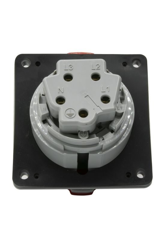 Ipari dugalj beépíthető 3P+N+E 16A 400V(50+60Hz) piros P17 Tempra PRO Dafbe-164k06 LEGRAND - 555189