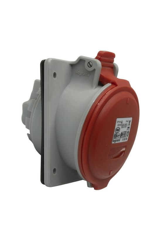Ipari dugalj beépíthető 3P+N+E 32A 400V(50+60Hz) piros IP44 P17 Tempra PRO Dafbe-324k06 m LEGRAND - 555289