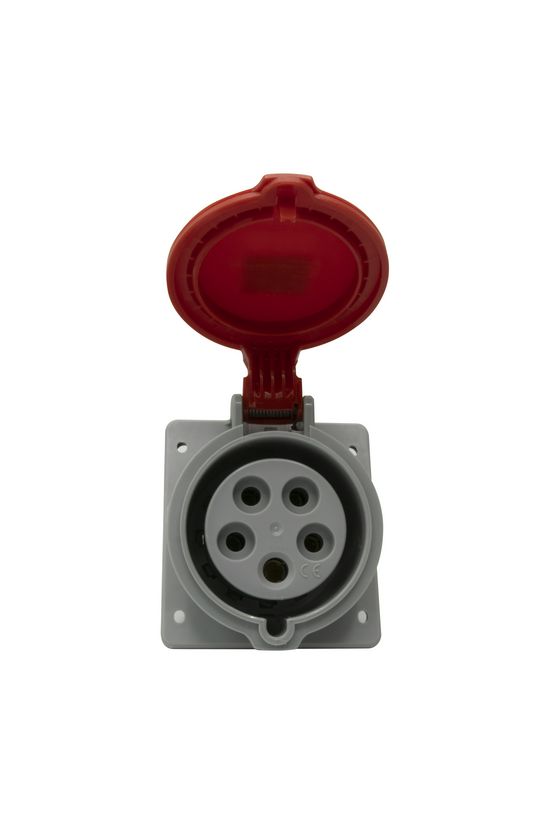 Ipari dugalj beépíthető 3P+N+E 32A 400V(50+60Hz) piros IP44 P17 Tempra PRO Dafbe-324k06 m LEGRAND - 555289