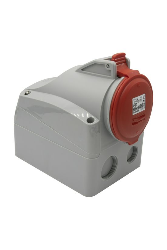 Ipari dugalj falra szerelhető 3P+N+E 32A 400V(50+60Hz) piros P17 Tempra PRO Dafr-324k06m LEGRAND - 555259