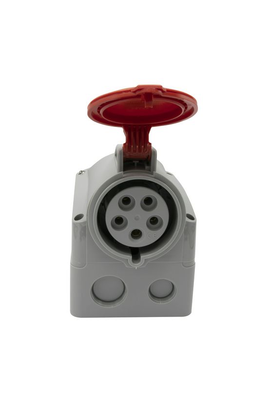 Ipari dugalj falra szerelhető 3P+N+E 32A 400V(50+60Hz) piros P17 Tempra PRO Dafr-324k06m LEGRAND - 555259