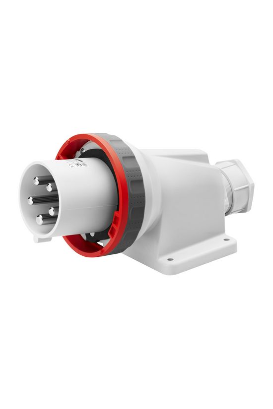 Ipari dugvilla falra szerelhető 3P+N+E ráépíthető 63A 380-415V(50+60Hz) piros IEC309HP GEWISS - GW61453