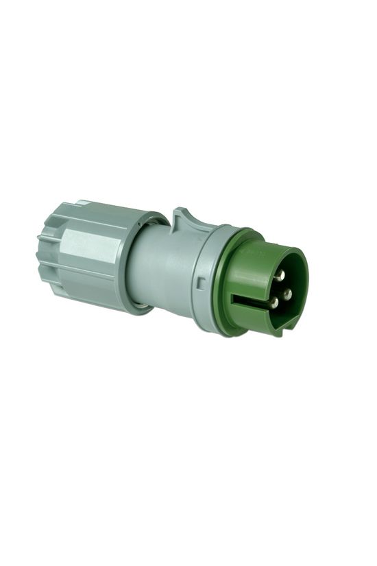 Ipari dugvilla lengő 2P+E 16A 40-50V(50+60Hz) fehér IP44 műanyag csavaros 12h-pozíció Twist PCE - 083-12v