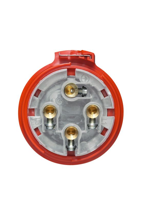 Ipari dugvilla lengő 3P+E 32A 380-415V(50+60Hz) piros IP44 műanyag P17 Tempra PRO LEGRAND - 555238