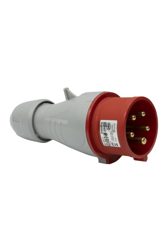 Ipari dugvilla lengő 3P+N+E 16A 380-415V(50+60Hz) piros IP44 műanyag P17 Tempra PRO LEGRAND - 555129