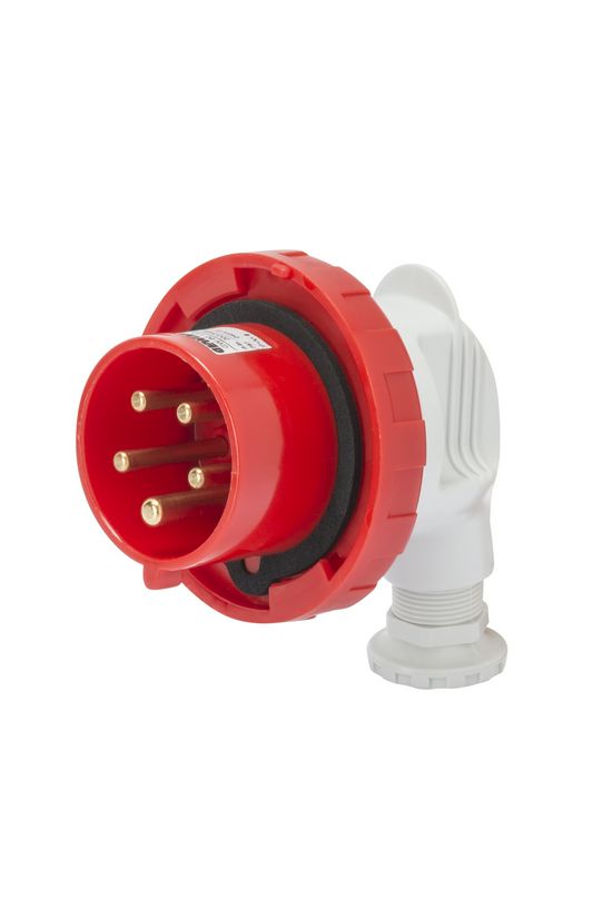 Ipari dugvilla lengő 3P+N+E pipa 16A 380-415V(50+60Hz) piros IP67 műanyag IEC309HP GEWISS - GW60113