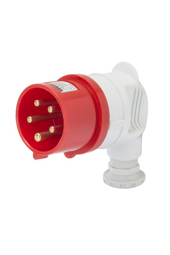 Ipari dugvilla lengő 3P+N+E pipa 32A 380-415V(50+60Hz) piros IP44 műanyag IEC309HP GEWISS - GW60102