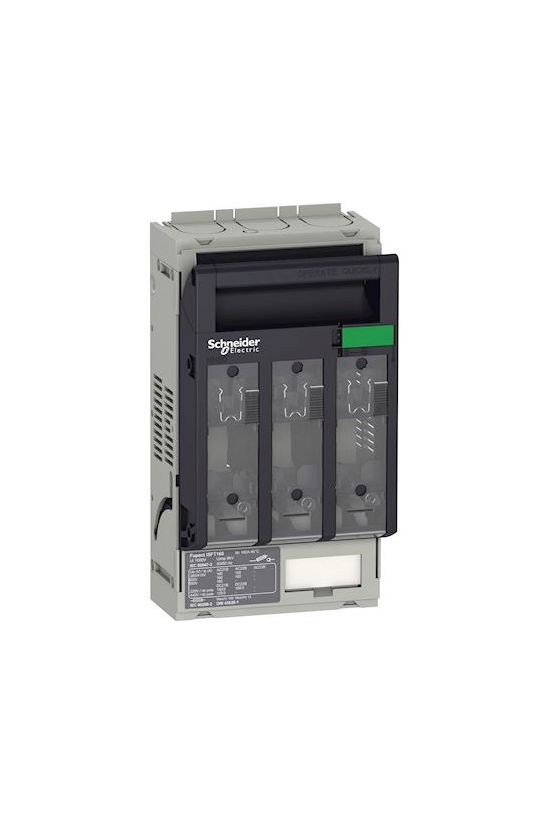 ISFT160 olvadóbiztosítós szakaszolókapcsoló szerelőlapra M8 csatlakozás 49803 követője - LV480801