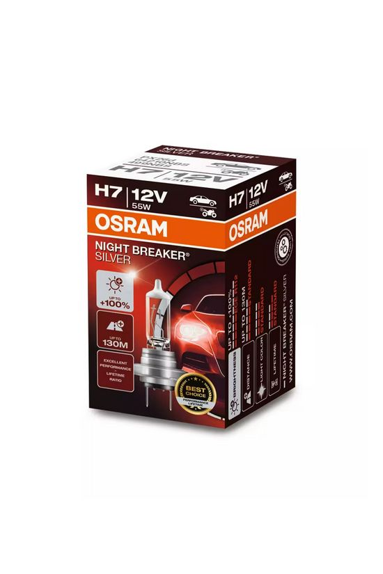 Jármű lámpa fényszóró H7 55W/ 12V PX26d 1500lm fehér 64210NBS OSRAM - 4052899992634