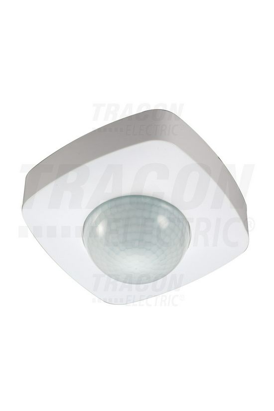 Jelenlétérzékelő magas (<6m) mennyezetre 360° PIR 40m-érzékelésátmérő 1200W 230V fehér TRACON - PRS46B