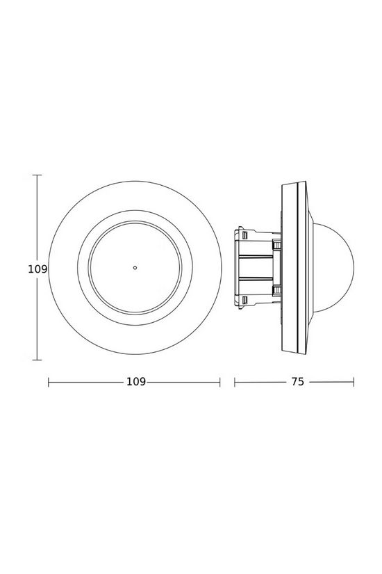 Jelenlétérzékelő mennyezetre COM1 360° PIR 24m-érzékelésátmérő 2000W 230V PD-24 ECO COM1 STEINEL - 087838