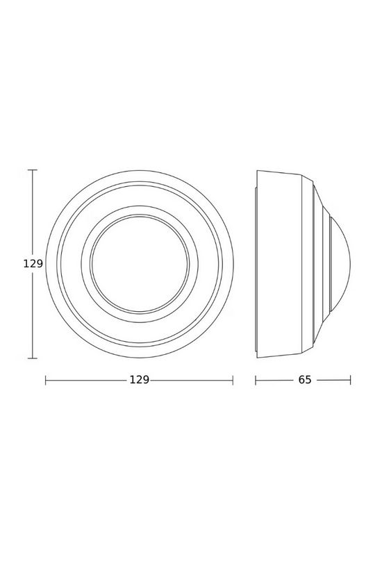 Jelenlétérzékelő mennyezetre COM1 360° PIR 8m-érzékelésátmérő 2000W 230V PD-8 ECO COM1 STEINEL - 087890