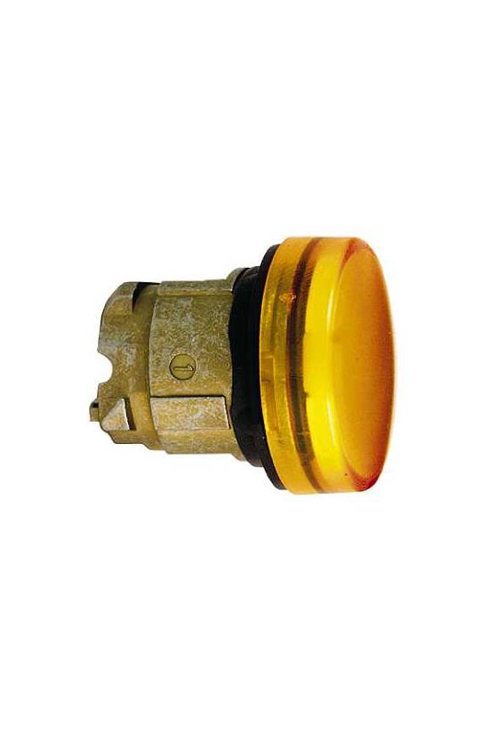 Jelzőlámpa fej LED-hez kerek narancs magas 1-lámpa króm fém-előlapgyűrű Harmony XB4 Schneider - ZB4BV053