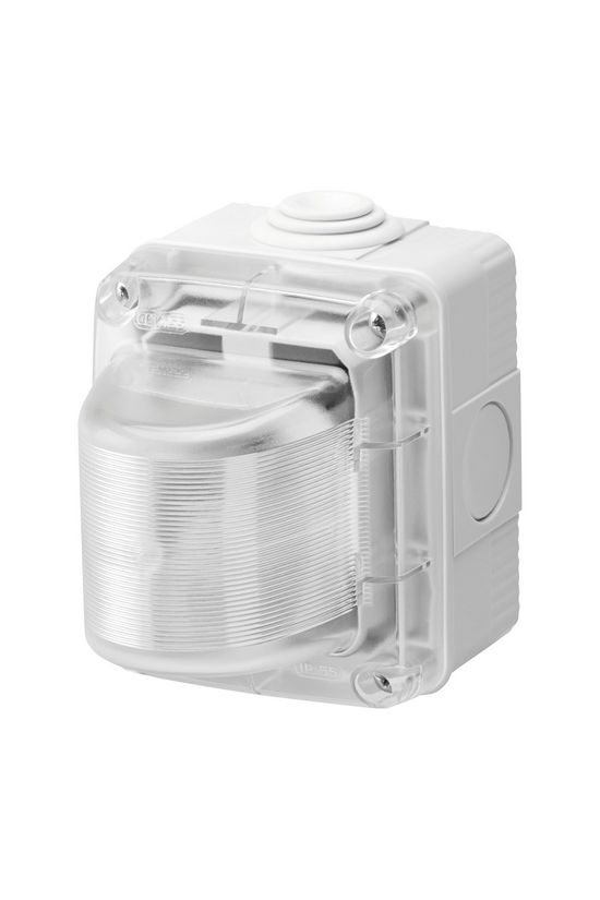 Jelzőlámpa fényforrás nélkül 1-lámpás E14 230V AC 15W IP55 műanyag 27Combi GEWISS - GW27418