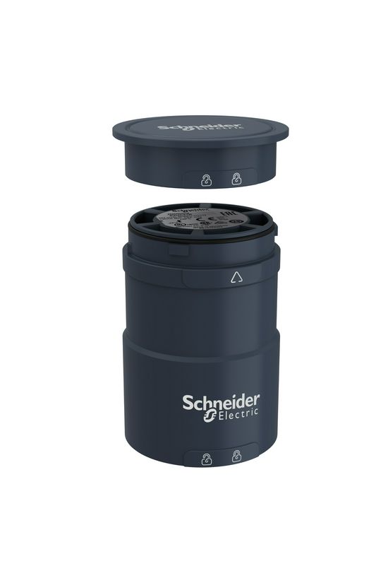 Jelzőoszlop alapmodul fedéllel csőtengelyes beépítés álló fekete Harmony XVUC Schneider - XVUC21B