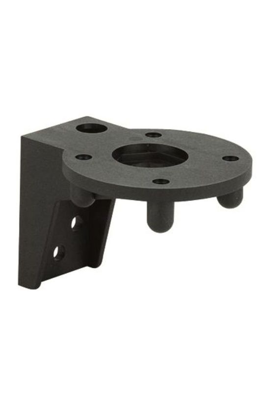 Jelzőoszlop fali tartó csőhöz fali szerelés fekete WERMA - 96000001