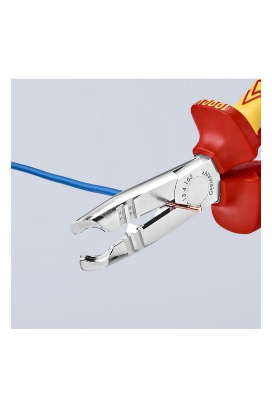 Kábelköpeny eltávolító fogó 61HRC vágás 2,2/3,2mm csupaszolás 0.75-2.5mm körvágó KNIPEX - 1346165