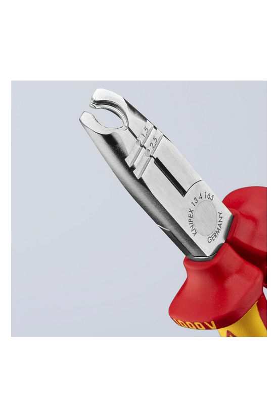 Kábelköpeny eltávolító fogó 61HRC vágás 2,2/3,2mm csupaszolás 0.75-2.5mm körvágó KNIPEX - 1346165